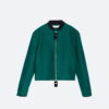 Cropped Zipper Blouse