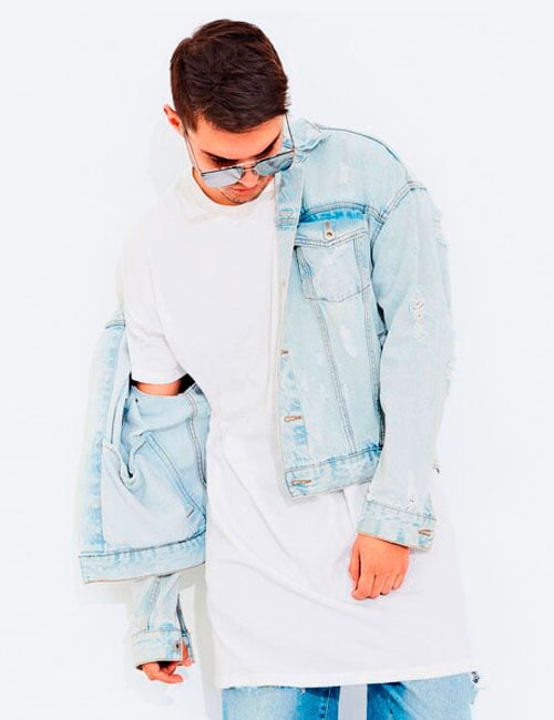Jeans Collared Denim Shirt