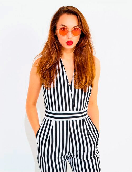 Jumpsuits Striped Long Sleeve