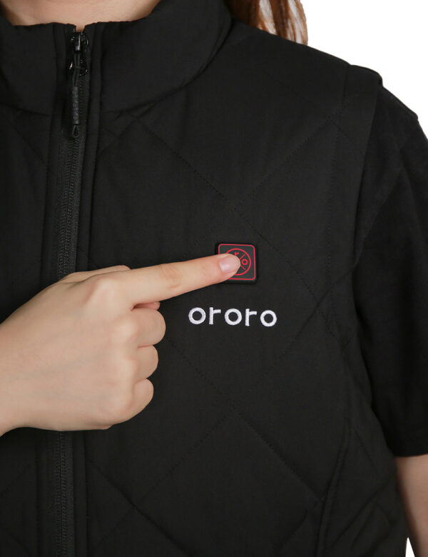 Women's Lightweight Quilted Heated Vest | 4 Heating Zones | ororo®
