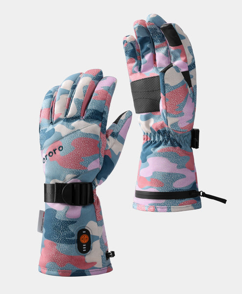 Women's Colorprint Heated Lightweight Gloves | ororo®