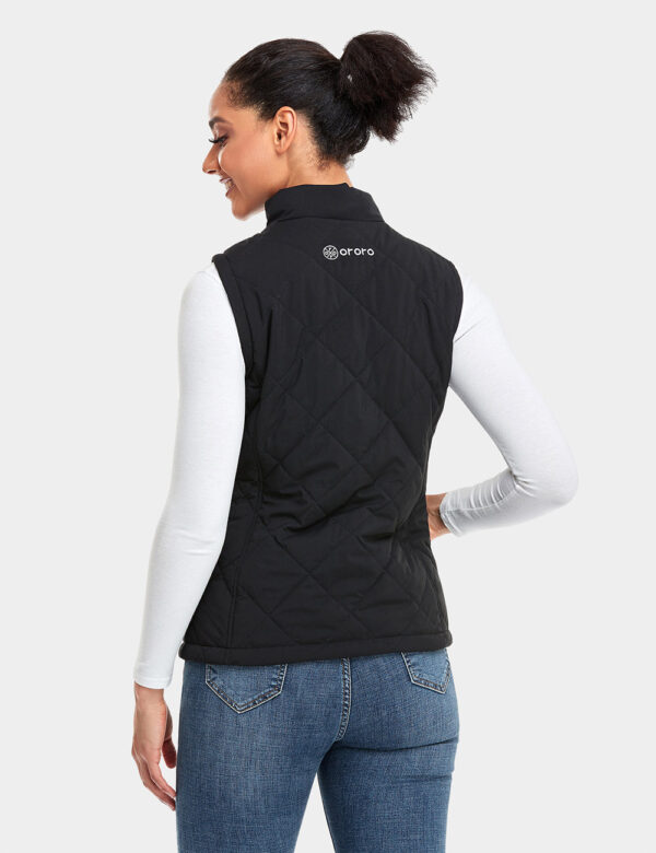 Women's Lightweight Quilted Heated Vest | 4 Heating Zones | ororo®