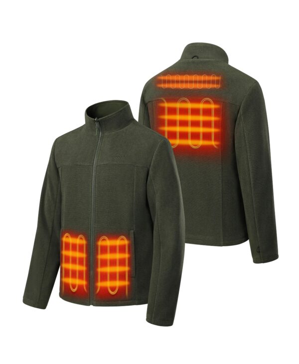 River Ridge Men’s 3-in-1 Heated Jacket with Fleece Liner | ororo