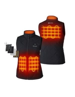 Women's Lightweight Quilted Heated Vest | 4 Heating Zones | ororo®